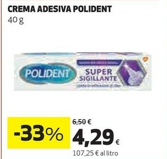 Coop Polident Crema Adesiva offerta