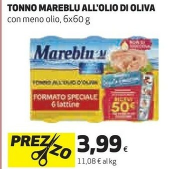 Coop Mareblu Tonno All'olio Di Oliva offerta