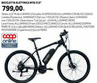 Coop Coop Bicicletta Elettrica MTB 27,5" offerta