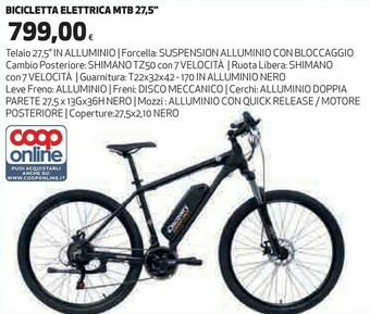 Coop Bicicletta Elettrica MTB 27,5"