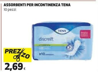 Coop Tena Discreet Assorbenti Per Incontinenza offerta