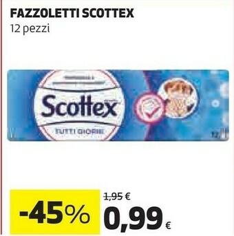 Coop Scottex Fazzoletti offerta