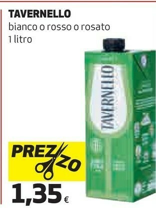 Coop Tavernello Bianco O Rosso O Rosato offerta