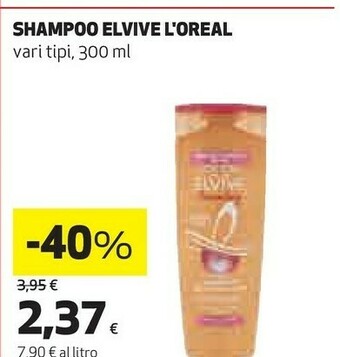 Coop L'Oreal Elvive Shampoo offerta