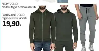 Coop Felpa Uomo offerta