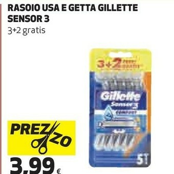 Coop Gillette Rasoio Usa E Getta Sensor 3 offerta