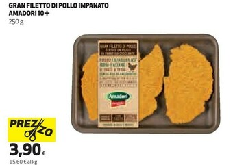 Coop Amadori 10+ Gran Filetto Di Pollo Impanato offerta