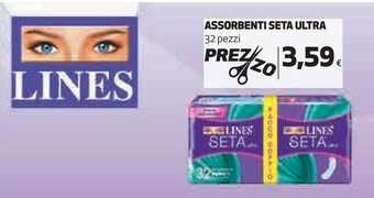 Coop Lines Assorbenti Seta Ultra offerta