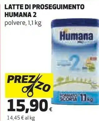 Coop Humana Latte Di Proseguimento 2 offerta