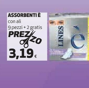 Coop Lines Assorbenti È Con Ali offerta