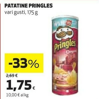 Coop Pringles Patatine offerta