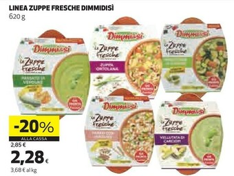 Coop Dimmidisì Le Zuppe Fresche Zuppa Ortolana 620 G(ml) offerta