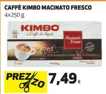 Coop Kimbo Caffè Macinato Fresco offerta