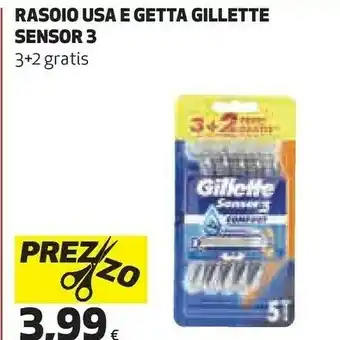Coop Gillette Rasoio Usa E Getta Sensor 3 offerta