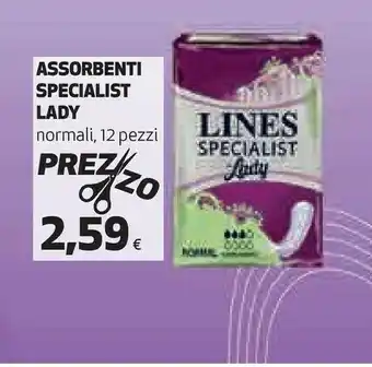 Coop Lines Assorbenti Specialist Lady offerta