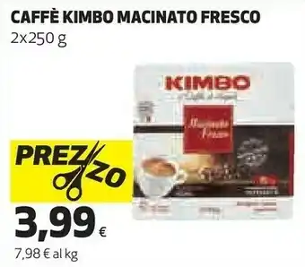 Coop Kimbo Caffè Macinato Fresco offerta