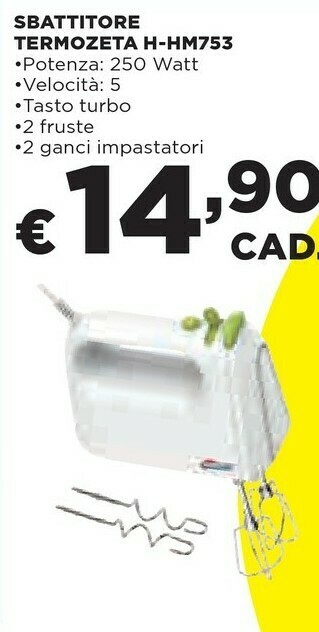 Coop Termozeta Sbattitore H-hm753 offerta