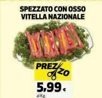 Coop Spezzato Con Osso Vitella Nazionale offerta