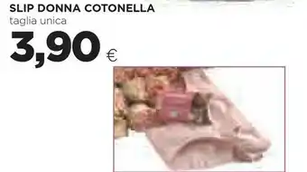 Coop Slip Donna Cotonella offerta