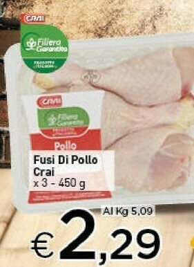 Crai Crai Fusi Di Pollo offerta