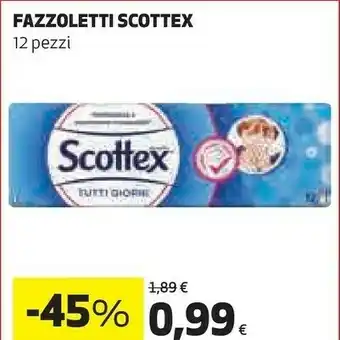 Coop Scottex Fazzoletti offerta
