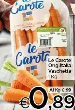 Crai Le Carote Vaschetta offerta
