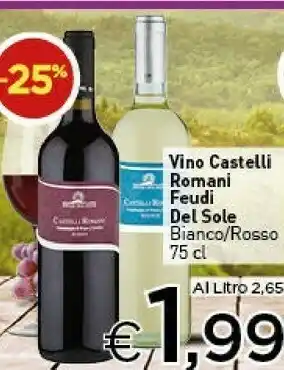Crai Feudi del sole Vino Castelli Romani offerta