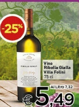 Crai Villa Folini Vino Ribolla Gialla offerta