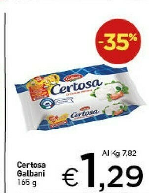 Crai Galbani Certosa 165 G(ml) offerta