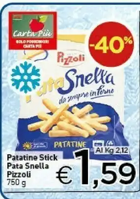 Crai Pizzoli Pata Snella Patatine offerta