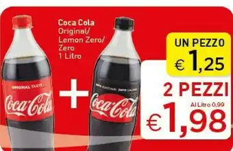 Crai Coca Cola Original / Lemon Zero / Zero offerta