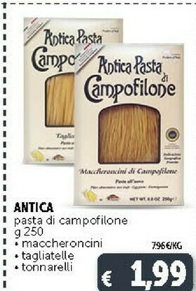 Deco Supermercati Antica Pasta Di Campofilone Tagliatelle offerta