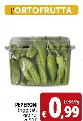 Deco Supermercati Peperoni Friggitelli Grandi offerta