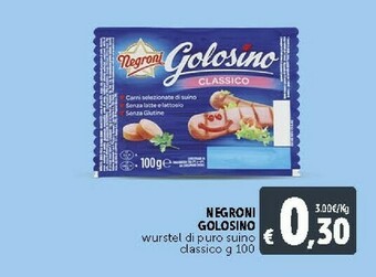 Deco Supermercati Negroni Wurstel offerta