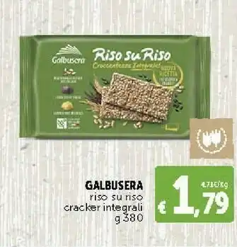Deco Supermercati Galbusera Crackers offerta
