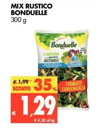 Tigros Bonduelle Mix Rustico 300g offerta
