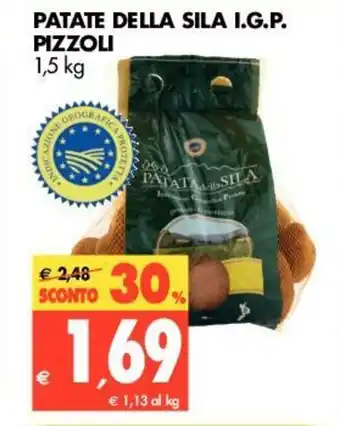 Tigros Pizzoli Patate Della Sila I.G.P. 1,5kg offerta