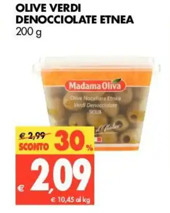 Tigros Olive Verdi Denocciolate Etnea 200g offerta