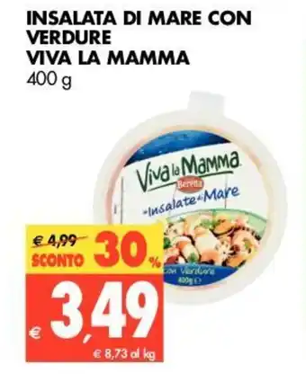 Tigros Viva La Mamma Insalata di Mare con Verdure 400g offerta