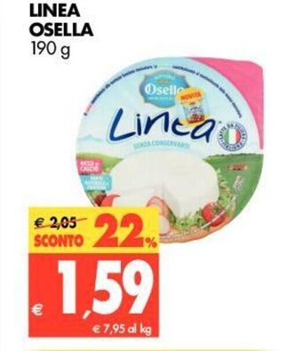 Tigros Osella Linea 190g offerta