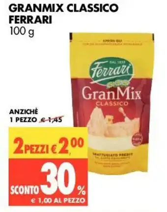 Tigros Ferrari Granmix Classico 100g offerta