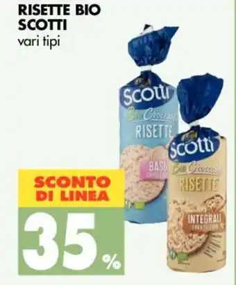 Tigros 35% Sconto Scotti Risette Bio offerta