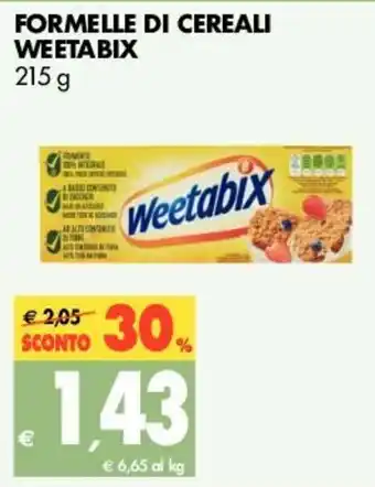 Tigros Weetabix Formelle di Cereali 215g offerta