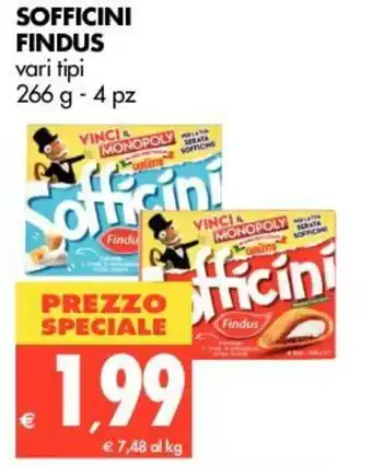 Tigros Findus Sofficini 266g 4pz offerta