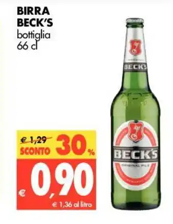 Tigros Beck's Birra 66cl offerta