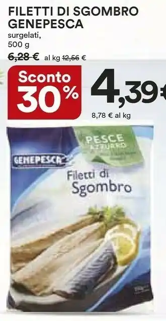 Coop Genepesca Filetto Di Sgombro Congelato 500 G(ml) offerta