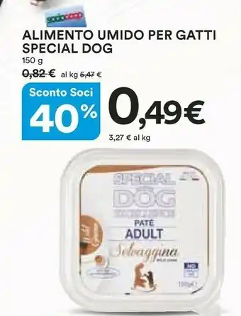 Coop Special Dog Alimento Umido Per Gatti Pate Adult 150g offerta