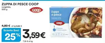 Coop Coop - Zuppa Di Pesce Surgelata 500 G(ml) offerta