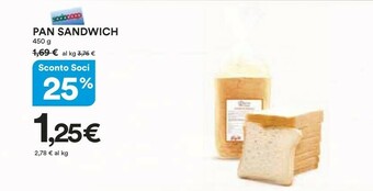Coop Pan Sandwich offerta
