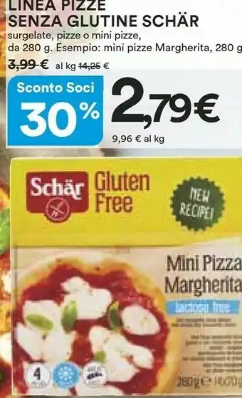 Coop Schar Schär - Mini Pizza Margherita Gluten Free 280 G(ml) offerta